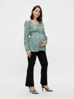 Mamalicious Blouses & Tunieken Blouse Fransiska Dames Smoky Blue -Mamalicious Winkel 007e8b49564dd980a2e9b42f1aa6e7c6