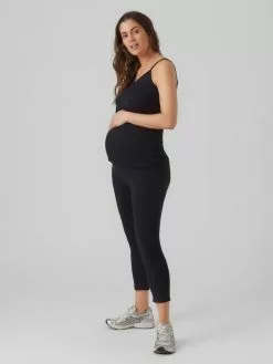 Mamalicious Jeans & Broeken Regular Leggings EMMA Dames Zwart -Mamalicious Winkel 0200d03629cb2b641436c1ce580c81b6