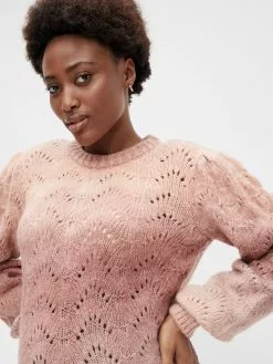 Mamalicious Fijngebreide Truien Trui Linia Dames Sering / Mauve -Mamalicious Winkel 0de69408e479492d4353e7f7b50235dd