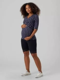 Mamalicious Blouses & Tunieken Blouse Dames Navy -Mamalicious Winkel 0e4937058c7aa80e22761870d033e4f7