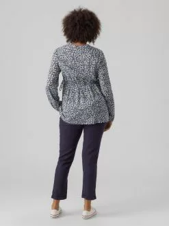 Mamalicious Blouses & Tunieken Blouse Davey Lia Dames Blauw -Mamalicious Winkel 10d902814939cd67bbc87dcb2ec5234f