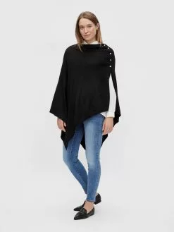 Mamalicious Ponchos & Kimonos Cape Penny Dames Zwart -Mamalicious Winkel 1161c8689df009bf5364cd84ab05b2df