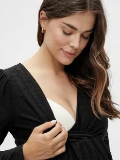 Mamalicious Blouses & Tunieken Blouse Dinna Tess Dames Zwart -Mamalicious Winkel 2866d075f1a099adedbee5303d37fccd