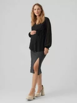Mamalicious Blouses & Tunieken Blouse Dames Zwart -Mamalicious Winkel 2dbeba7ee55a8de16e48980fdb4b1841