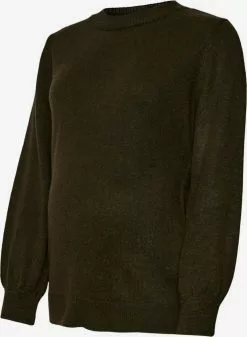 Mamalicious Fijngebreide Truien Trui NEWANNE Dames Donkergroen