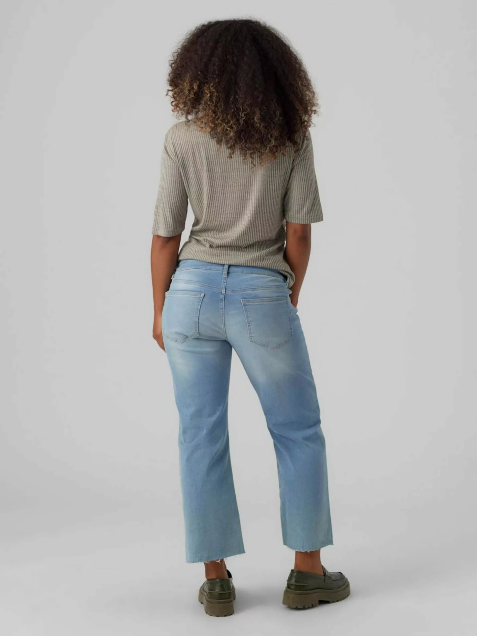 Mamalicious Jeans & Broeken Wide Leg Jeans Troya Dames Blauw 4 Mamalicious Jeans & Broeken Wide Leg Jeans Troya Dames Blauw - Afbeelding 4