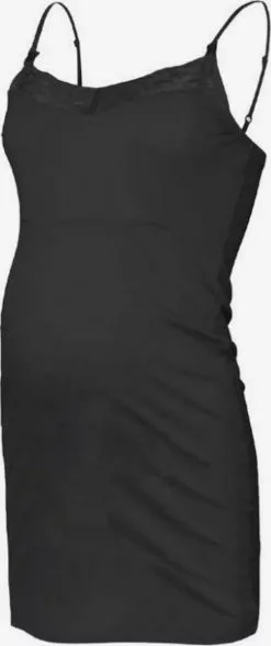 Mamalicious Nachtmode Negligé Maisy Dames Zwart