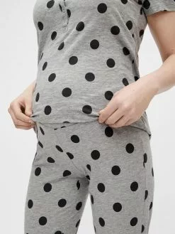 Mamalicious Nachtmode Pyjama Mira Lia Dames Grijs Gemêleerd -Mamalicious Winkel 44f715c9ed8f81f55bebd25245c29f0e