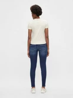 Mamalicious Jeans & Broeken Skinny Jeans Emma Dames Donkerblauw -Mamalicious Winkel 48c6f026c939c040229c80c49e99732b