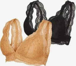 Mamalicious Voedingsbhs Triangel Voedingsbh Newsenia Dames Lichtoranje / Zwart