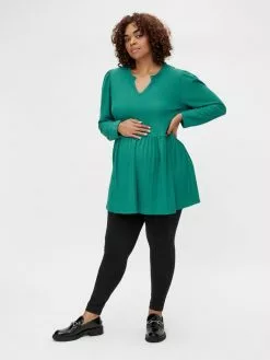 Mamalicious Blouses & Tunieken Blouse MLFREIA CURVE Dames Smaragd -Mamalicious Winkel 508f22d32979247b19197c9995780cb7