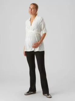 Mamalicious Blouses & Tunieken Blouse Eline Lia Dames Wit -Mamalicious Winkel 5553d387a7a80f9501112c2eac75747d