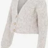 Mamalicious Vesten Gebreid Vest Sabine Dames Beige