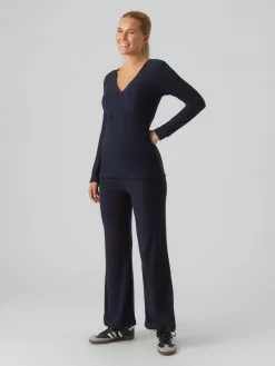 Mamalicious Jeans & Broeken Regular Broek ANNETTE Dames Navy -Mamalicious Winkel 5eec0917d075bad7c953149de41628cf