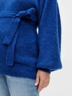 Mamalicious Fijngebreide Truien Trui LILLI Dames Royal Blue/koningsblauw -Mamalicious Winkel 634cdea4dea1b08866751b17e3b1b1ed