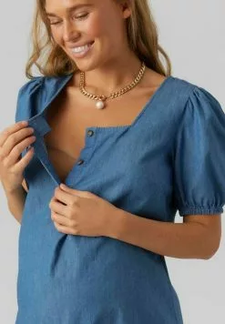 Mamalicious 2 IN 1 UMSTANDS - Spijkerjurk -Mamalicious Winkel 65805302e5ce4c45a5fd179d04ee3636