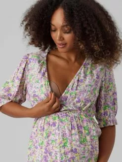 Mamalicious Blouses & Tunieken Blouse Sarah Dames Riet / Lichtgroen -Mamalicious Winkel 6df15035c4198fcfa8611832de08d6e3