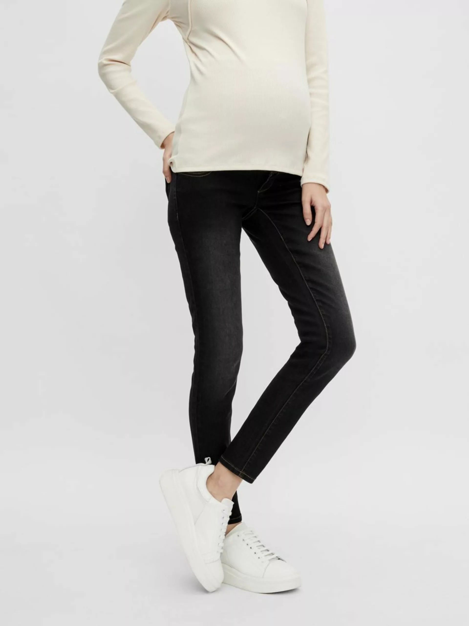 Mamalicious Jeans & Broeken Skinny Jeans Uno Dames Zwart 3 Mamalicious Jeans & Broeken Skinny Jeans Uno Dames Zwart - Afbeelding 3