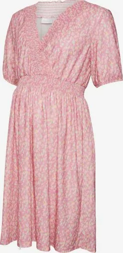 Mamalicious Jurken Jurk Amaya Tess Dames Pink