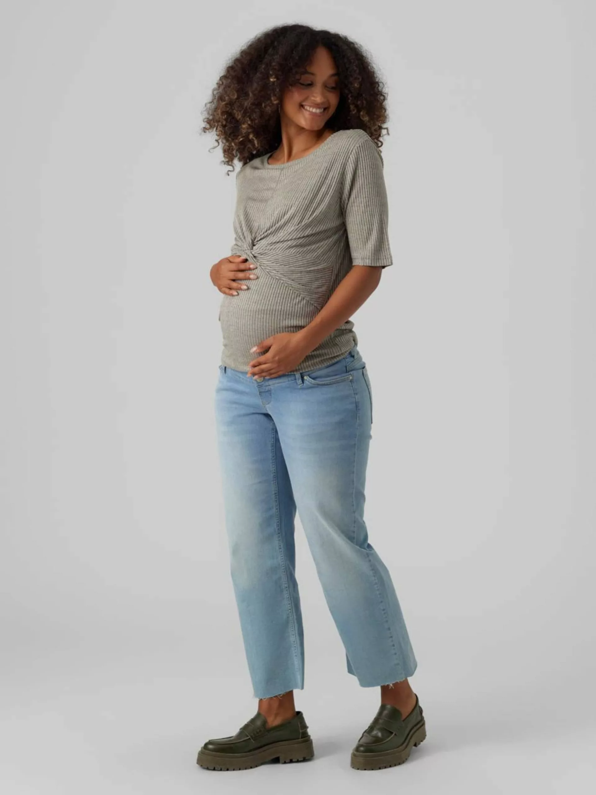 Mamalicious Jeans & Broeken Wide Leg Jeans Troya Dames Blauw 5 Mamalicious Jeans & Broeken Wide Leg Jeans Troya Dames Blauw - Afbeelding 5