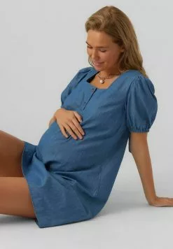 Mamalicious 2 IN 1 UMSTANDS - Spijkerjurk -Mamalicious Winkel 77928f343e924558a088a626f2592bb7