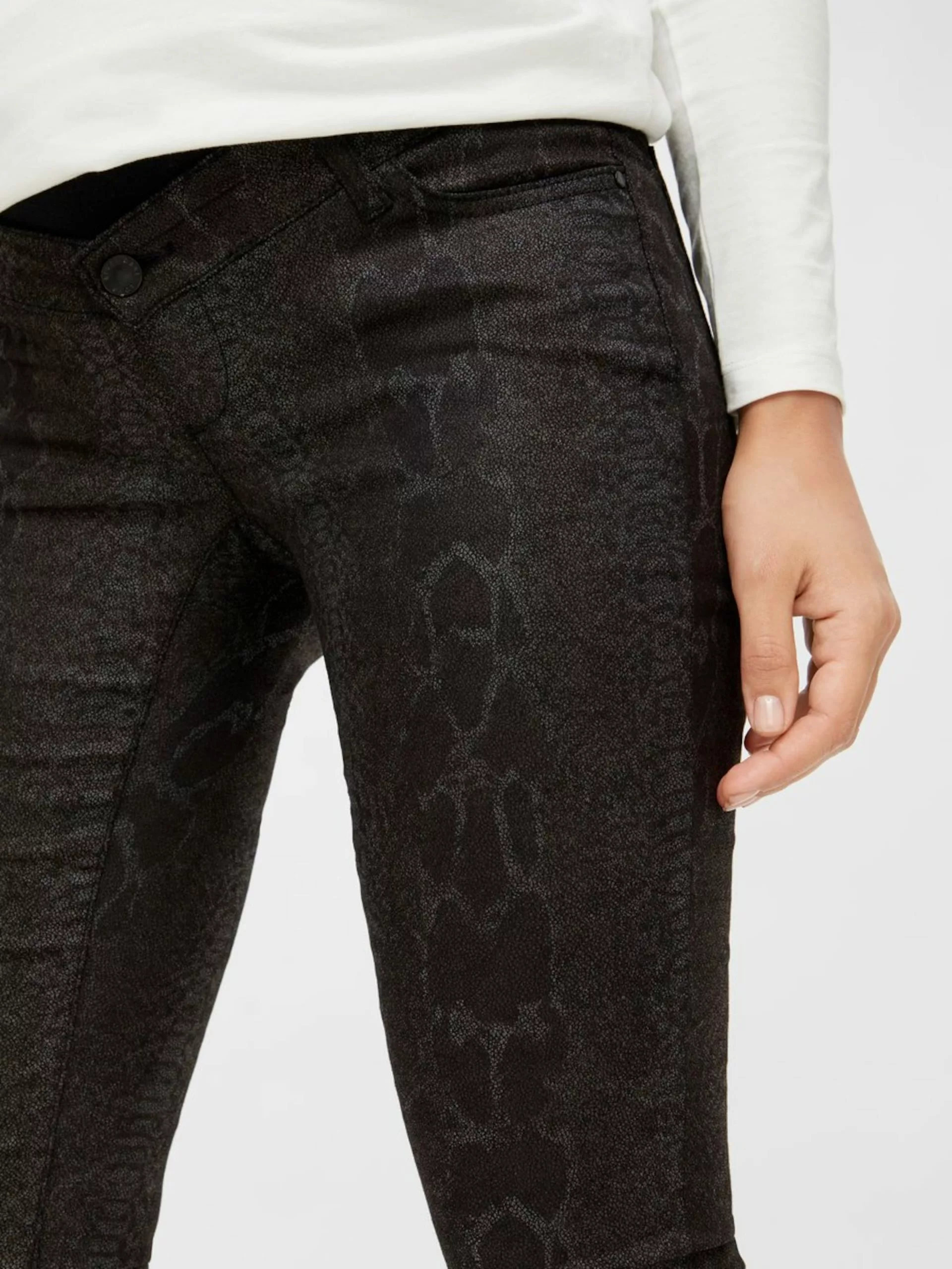 Mamalicious Jeans & Broeken Skinny Jeans Dames Zwart 5 Mamalicious Jeans & Broeken Skinny Jeans Dames Zwart - Afbeelding 5