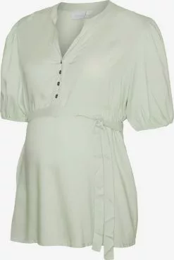 Mamalicious Blouses & Tunieken Blouse Mercy Dames Pastelgroen