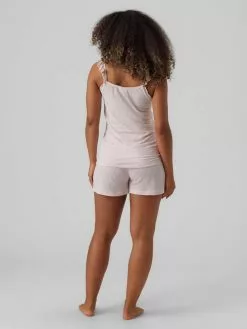 Mamalicious Nachtmode Pyjama PANSY Dames Rosa / Poederroze -Mamalicious Winkel 8115fa6fcf917d3245e4594054ce7e92