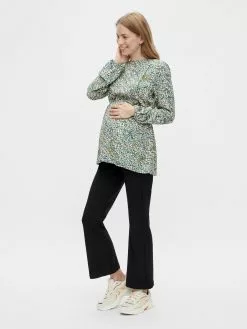 Mamalicious Blouses & Tunieken Blouse Zion Dames Donkergroen -Mamalicious Winkel 81a3f06eb4b6c0ef772a5bec20702768