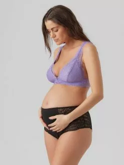 Mamalicious Voedingsbhs Triangel Voedingsbh Newsenia Dames Lichtlila / Zwart -Mamalicious Winkel 826be85b7b3481e854579ec339a1c5e2