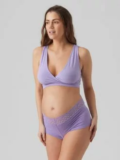 Mamalicious Voedingsbhs Bustier Voedingsbh Helene Dames Lichtlila / Natuurwit -Mamalicious Winkel 8c06e2657e4040d4ee92feffbcc1a76d