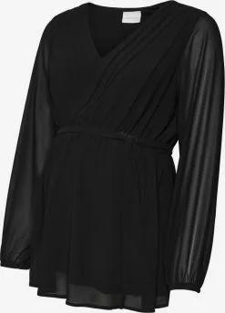 Mamalicious Blouses & Tunieken Blouse Dames Zwart