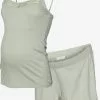 Mamalicious Nachtmode Pyjama Maisy Dames Pastelgroen