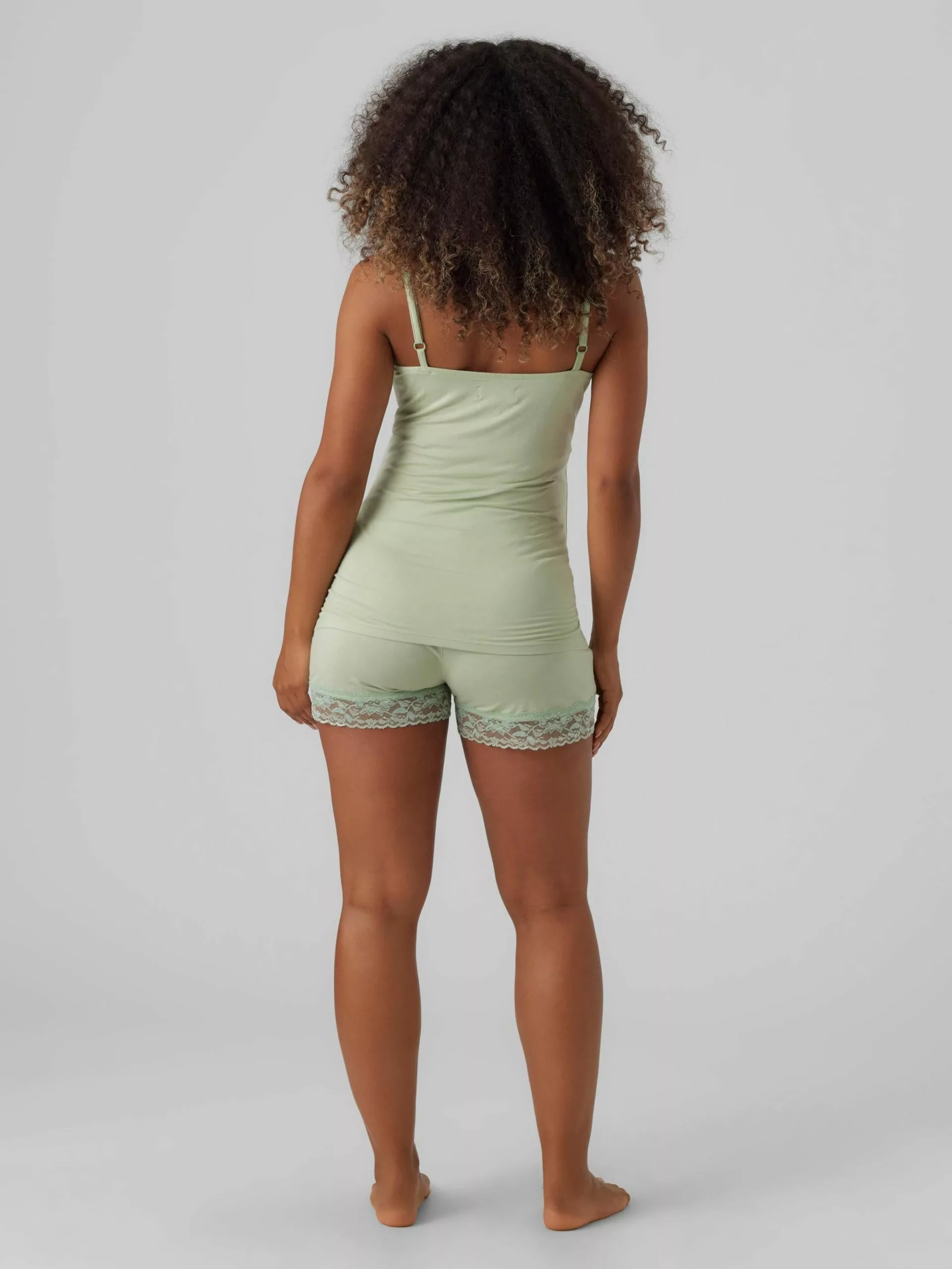 Mamalicious Nachtmode Pyjama Maisy Dames Pastelgroen 4 Mamalicious Nachtmode Pyjama Maisy Dames Pastelgroen - Afbeelding 4