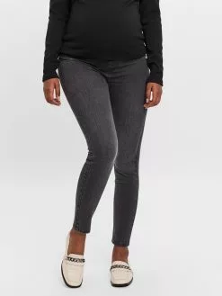 Mamalicious Jeans & Broeken Skinny Jeggings LAMY Dames Grijs -Mamalicious Winkel a5409a2ddd6de48a6b4bdffe7a02467c