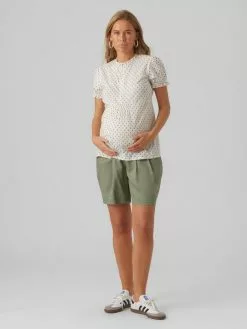 Mamalicious Blouses & Tunieken Blouse Doris Dames Wit -Mamalicious Winkel aa12aa7c3457ea7b507620cc53eaa94f