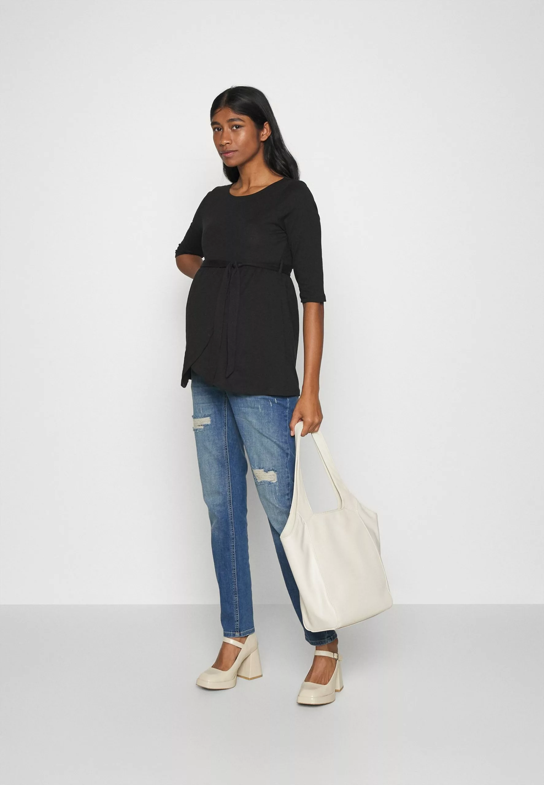 Mamalicious MLCEDAR REGULAR - Straight Leg Jeans 2 Mamalicious MLCEDAR REGULAR - Straight Leg Jeans - Afbeelding 2