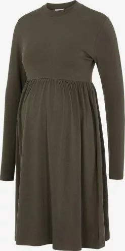Mamalicious Jurken Jurk Sia Dames Kaki