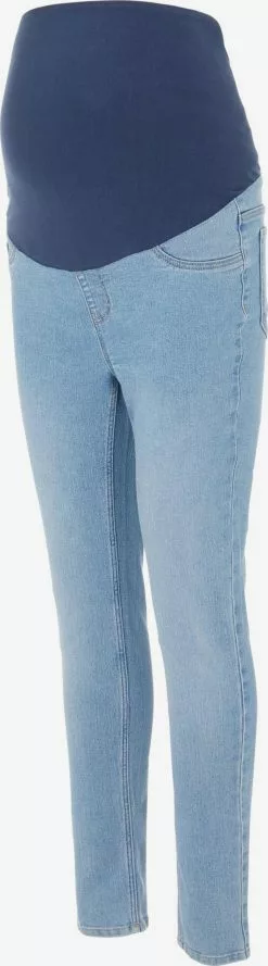 Mamalicious Jeans & Broeken Skinny Jeggings Dames Blauw