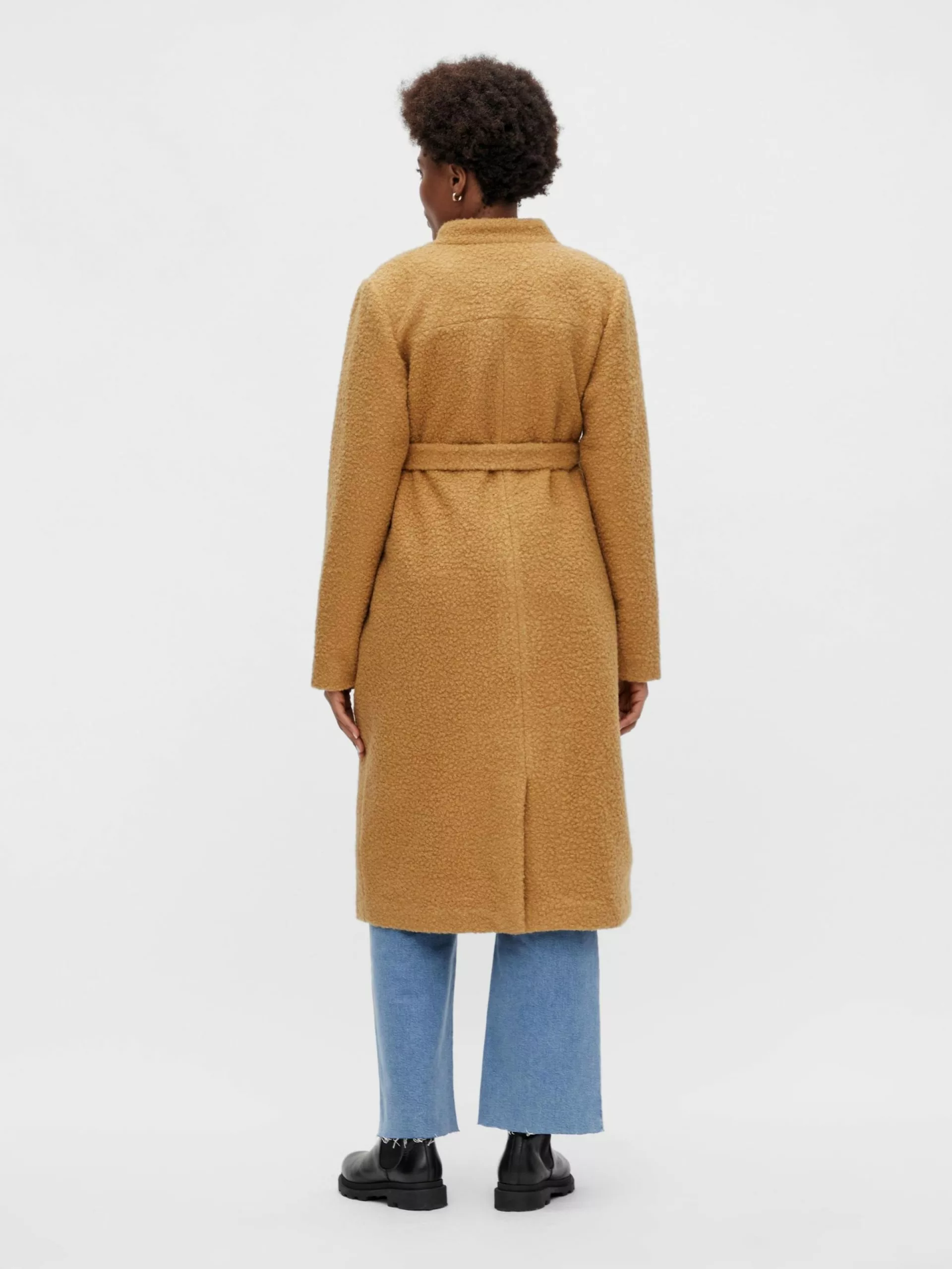 Mamalicious Jassen & Bodywarmers Tussenmantel Peggy Dames Karamel 6 Mamalicious Jassen & Bodywarmers Tussenmantel Peggy Dames Karamel - Afbeelding 6