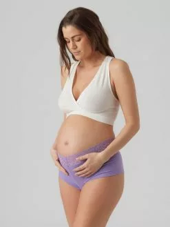 Mamalicious Voedingsbhs Bustier Voedingsbh Helene Dames Lichtlila / Natuurwit -Mamalicious Winkel cacd97225127a8242bab436a3a220cab