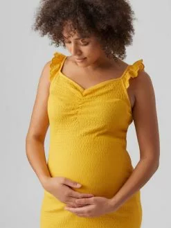 Mamalicious Jurken Jurk Linde Dames Geel -Mamalicious Winkel cb0eb20c24501cfac2cbd2a2c8bc2adb