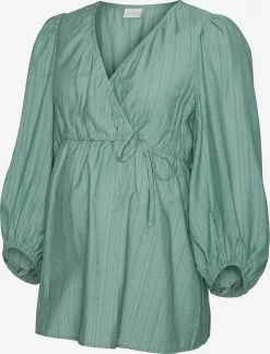 Mamalicious Blouses & Tunieken Blouse Kelly Tess Dames Groen