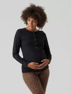 Mamalicious Nachtmode Pyjama Hira Lia Dames Bruin -Mamalicious Winkel d834ce323c810e10e8fbcb9defea4d77