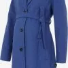 Mamalicious Jassen & Bodywarmers Tussenmantel Lulu Dames Blauw