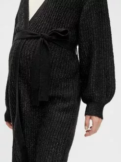 Mamalicious Vesten Gebreid Vest Linn Dames Zwart Gemêleerd -Mamalicious Winkel dbbfd104f9c4362fb15d0c916b55beb2