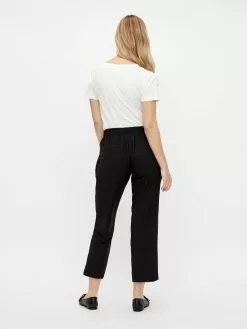 Mamalicious Jeans & Broeken Regular Bandplooibroek LIDA Dames Zwart -Mamalicious Winkel e03473915b77cc8b24d732d19713037f