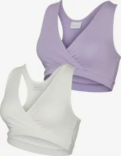 Mamalicious Voedingsbhs Bustier Voedingsbh Helene Dames Lichtlila / Natuurwit