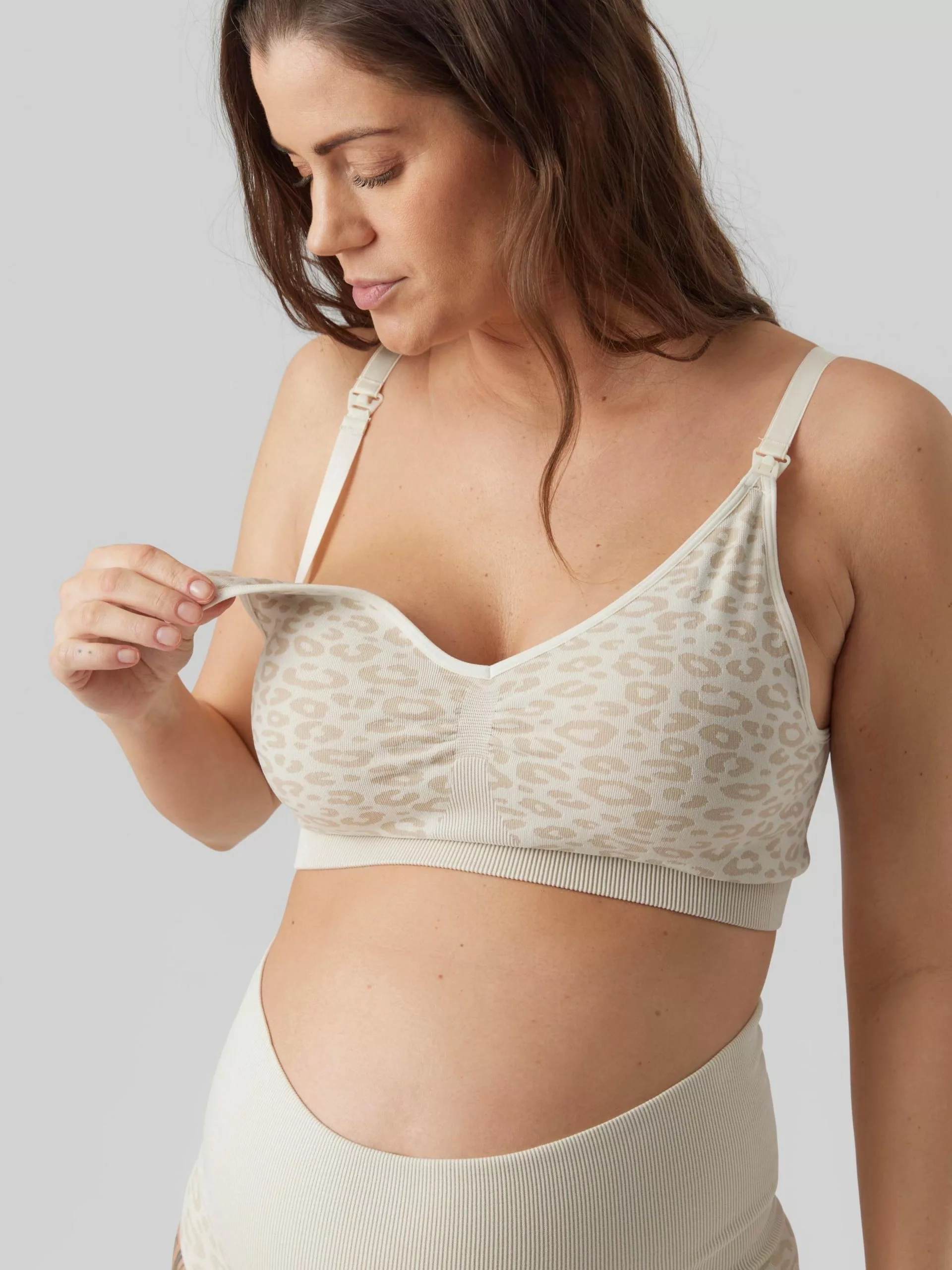 Mamalicious Voedingsbhs T-shirt Bh Voedingsbh SHELBY Dames Wit 4 Mamalicious Voedingsbhs T-shirt Bh Voedingsbh SHELBY Dames Wit - Afbeelding 4