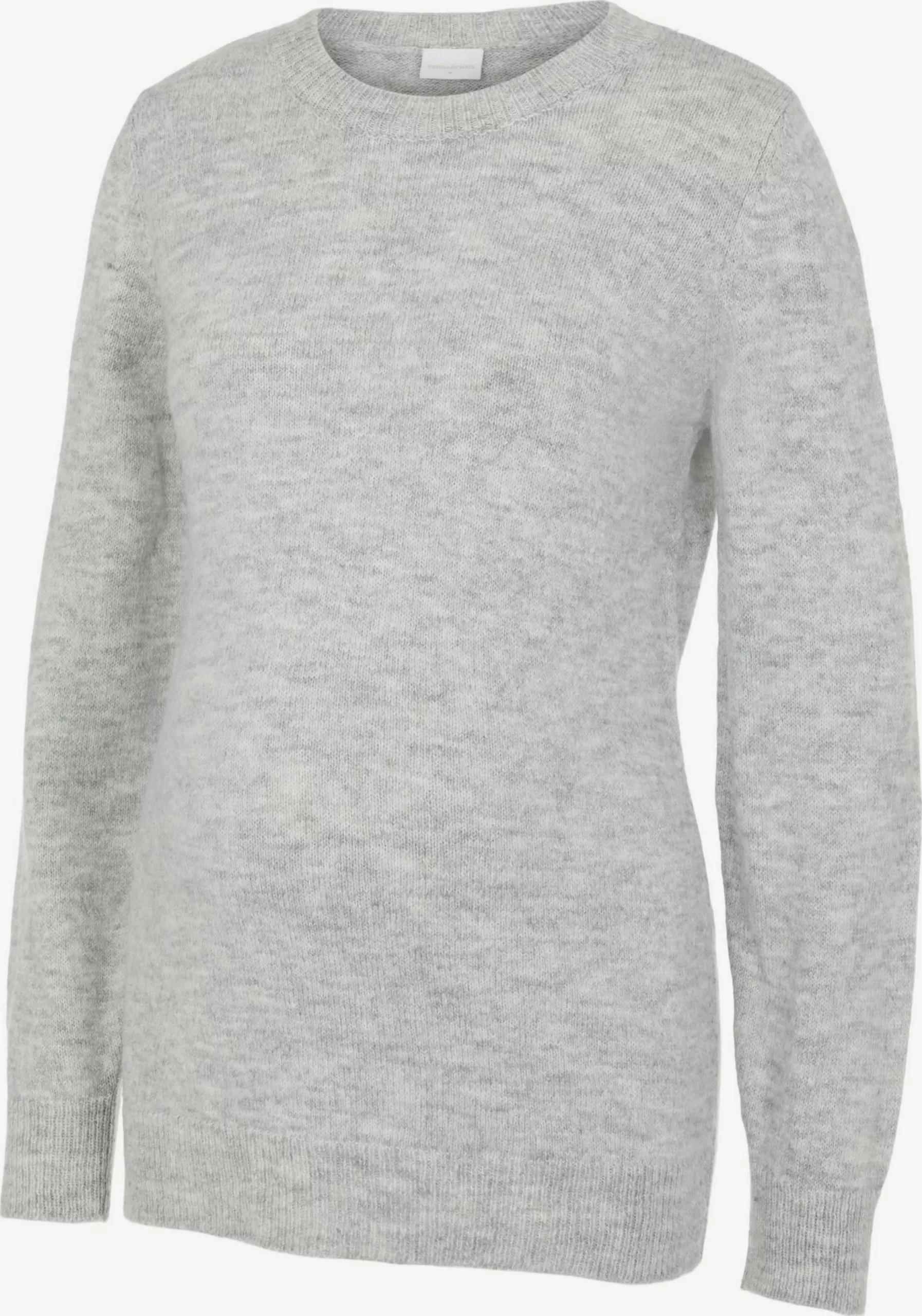 Mamalicious Fijngebreide Truien Trui Anne Dames Grijs Gemêleerd 1 Mamalicious Fijngebreide Truien Trui Anne Dames Grijs Gemêleerd